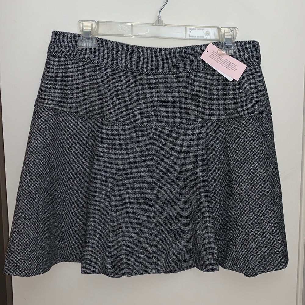 Gray tweed skirt